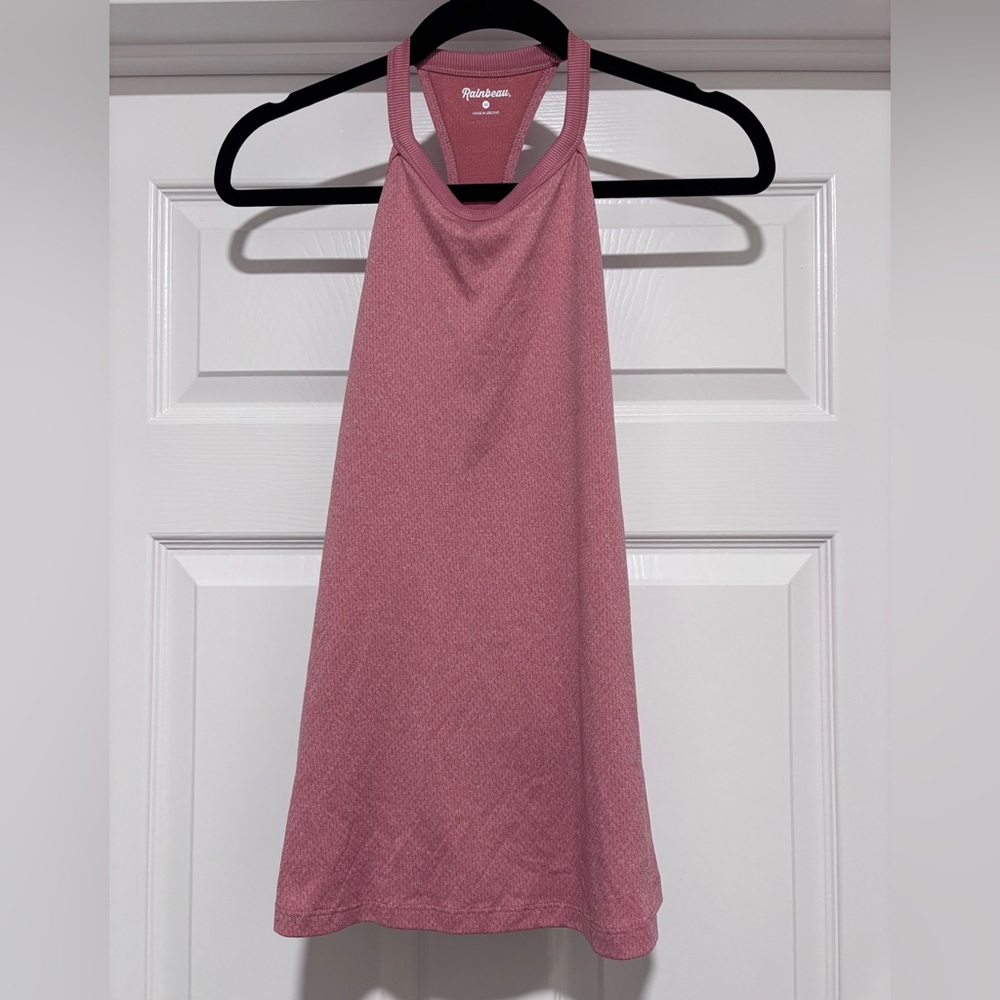 0077- Rainbeau Pink Racerback Active Tank Size Medium